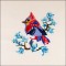 BFC1683 Colorful Ethnic Birds