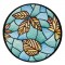 BFC1694 Stained Glass Autumn Quilt Circles