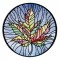 BFC1694 Stained Glass Autumn Quilt Circles