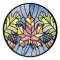 BFC1694 Stained Glass Autumn Quilt Circles