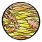 BFC1694 Stained Glass Autumn Quilt Circles