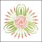 BFC1709 Art Nouveau Floral Quilt Blocks