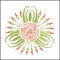 BFC1709 Art Nouveau Floral Quilt Blocks - 03
