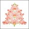 BFC1709 Art Nouveau Floral Quilt Blocks
