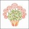 BFC1709 Art Nouveau Floral Quilt Blocks
