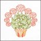 BFC1709 Art Nouveau Floral Quilt Blocks - 05