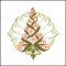 BFC1709 Art Nouveau Floral Quilt Blocks