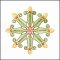 BFC1709 Art Nouveau Floral Quilt Blocks
