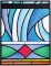 BFC1711 Stained Glass Dove of Peace