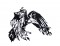 BFC1714 Blackwork Eagles