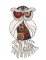 BFC1718 Steampunk Owls