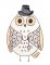 BFC1718 Steampunk Owls