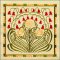 BFC1727 Elegant Art Nouveau Quilt Blocks
