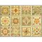 BFC1727 Elegant Art Nouveau Quilt Blocks