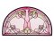 BFC1731 Stained Glass Semi Circles