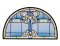 BFC1731 Stained Glass Semi Circles