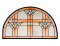 BFC1731 Stained Glass Semi Circles