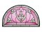 BFC1731 Stained Glass Semi Circles