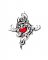 BFC1737 Tribal Hearts