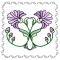 BFC1742 Stained Glass Floral Blocks