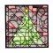 BFC1764 QIH- Stained Glass Quilt Squares- Christmas