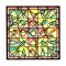 BFC1764 QIH- Stained Glass Quilt Squares- Christmas