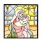 BFC1764 QIH- Stained Glass Quilt Squares- Christmas