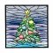 BFC1764 QIH- Stained Glass Quilt Squares- Christmas