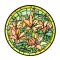 BFC1765 Stained Glass Circles and Frames - Part 3