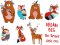 BFC1793 Fun Tribal Animals