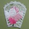 BFC0180 Lace Bowl & Doily Pink Magnolias