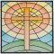 BFC1801 QIH- Stained Glass Quilt Squares- Crosses