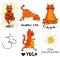 BFC1806 Yoga Cats