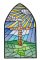BFC1842 Stained Glass Church Windows