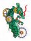 BFC1847 Steampunk Green Dragon
