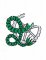 BFC1847 Steampunk Green Dragon