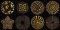 BFC1853 Metallic Mandalas