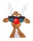 BFC1860 Rudolph and Santa