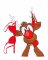 BFC1860 Rudolph and Santa