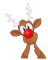 BFC1860 Rudolph and Santa