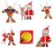 BFC1860 Rudolph and Santa
