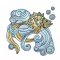 BFC1887 Decorative Art Nouveau Fish FUNSET