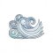 BFC1887 Decorative Art Nouveau Fish FUNSET