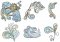 BFC1887 Decorative Art Nouveau Fish FUNSET