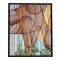 BFC1895 Variegated Horses Stained Glass