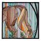 BFC1895 Variegated Horses Stained Glass