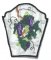 BFC0190 Lace Fabric Bowl-Grape Trellis