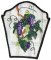 BFC0190 Lace Fabric Bowl-Grape Trellis