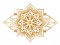 BFC1913 Large Golden Mandala Quilt Blocks