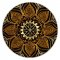 BFC1913 Large Golden Mandala Quilt Blocks